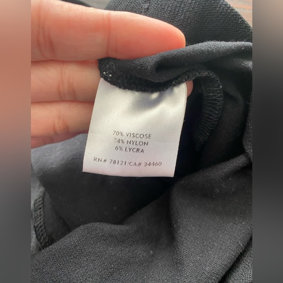 Eileen Fisher Pants Ponte RN78121/CA#34460 Black Pull on. Size PM - Picture 7 of 7